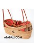 ladies fashion handmade rattan handbags straw ata unique